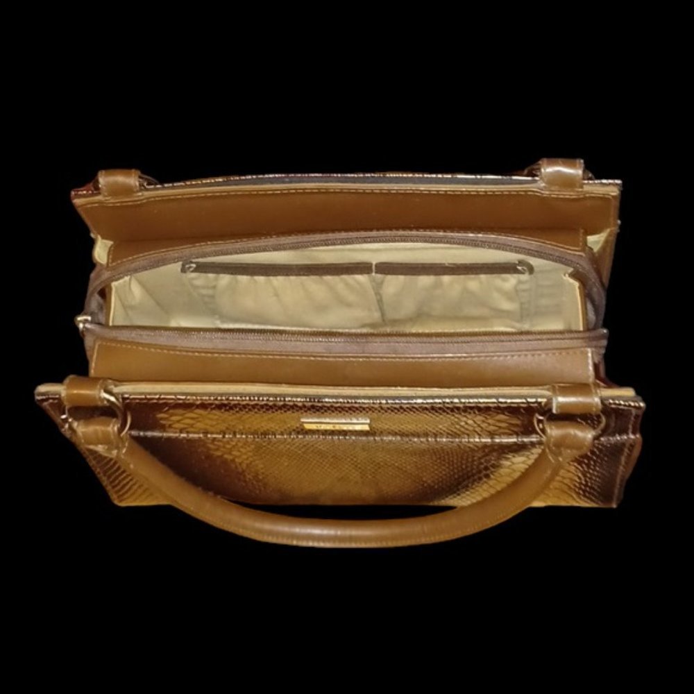 Miche Classic Base Handbag & Jen Classic Metallic Copper Reptile Print Shell Set - Picture 11 of 16